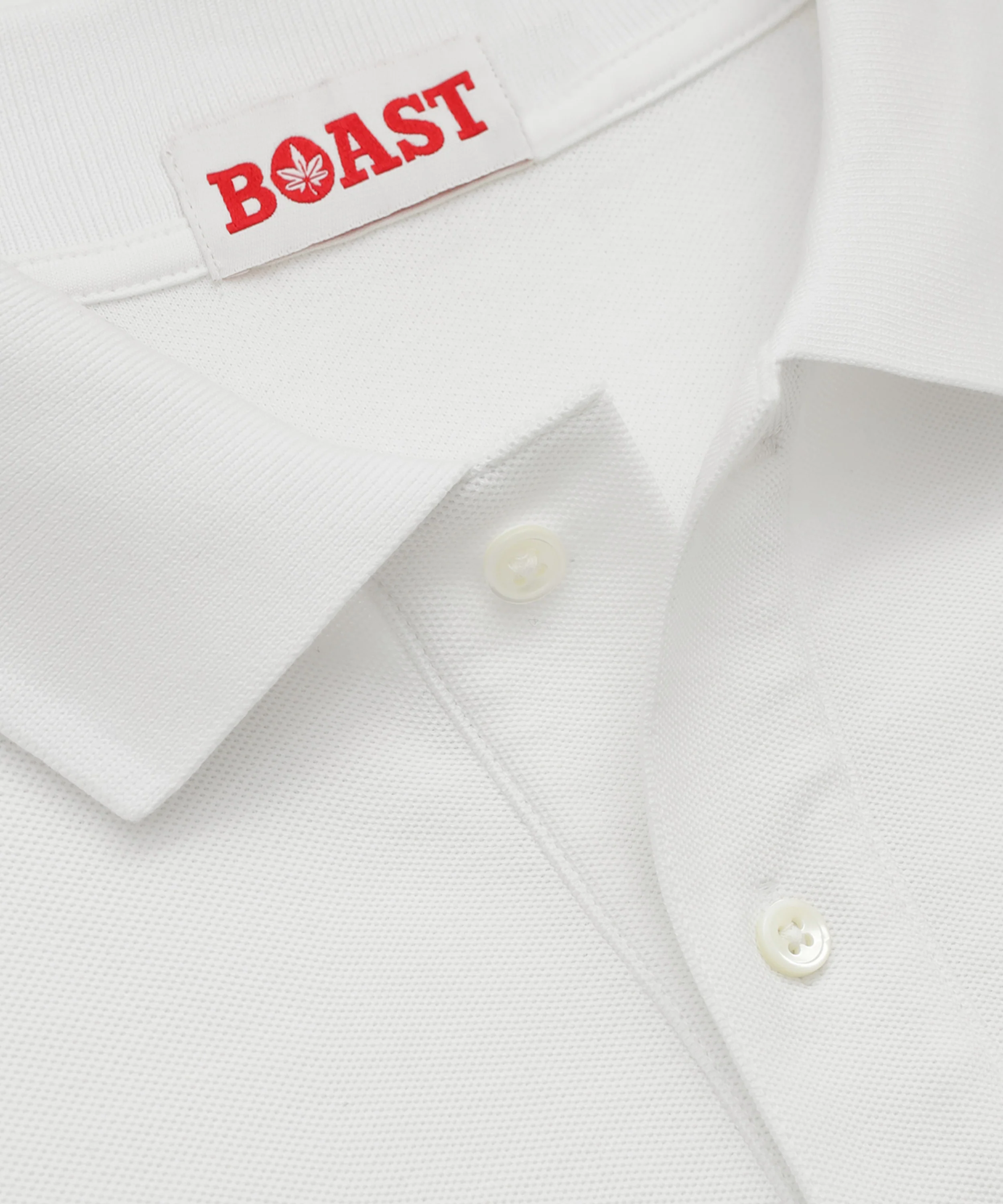 1983 Classic Polo - White with Red Leaf - Image 3