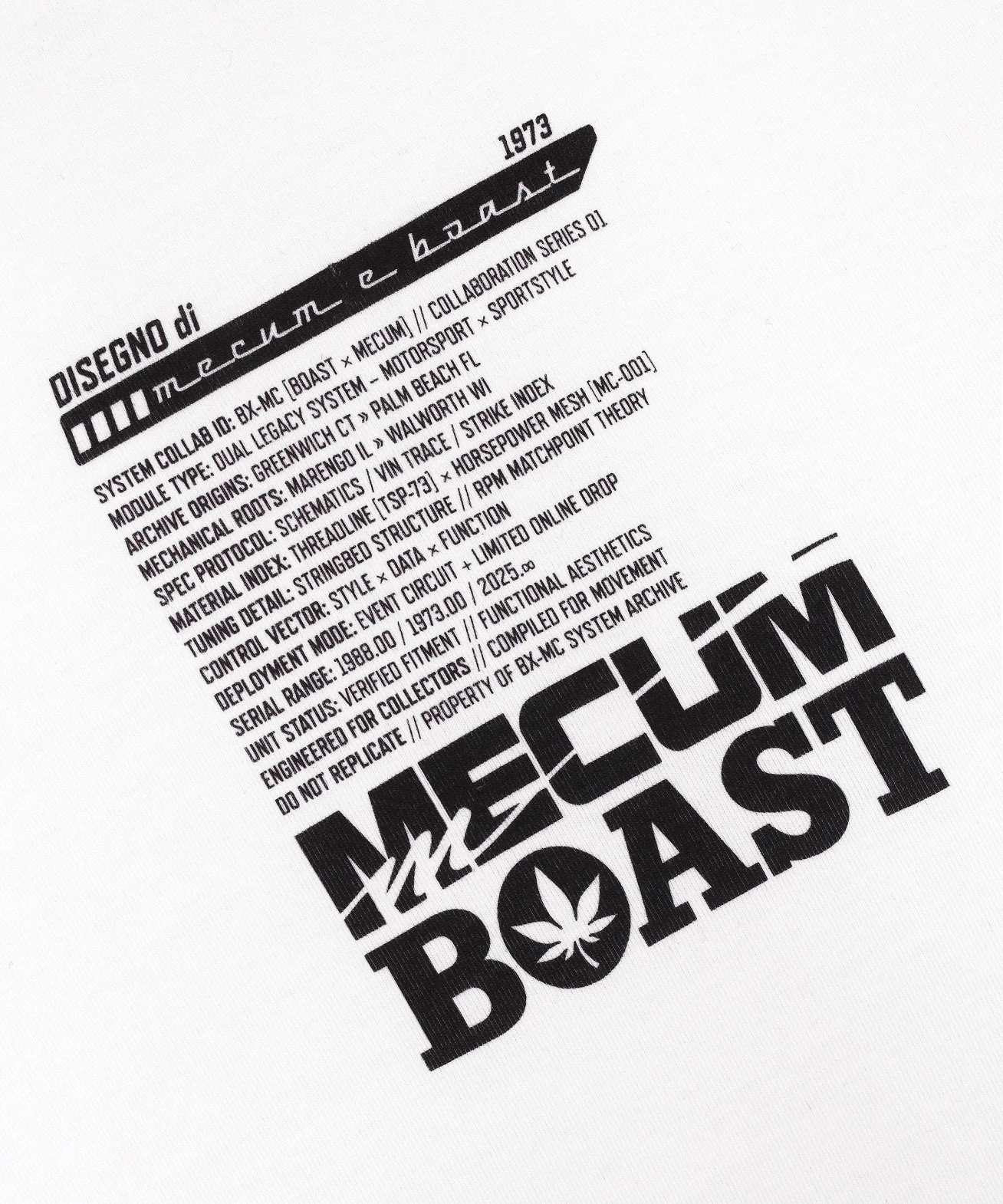 BOAST x MECUM AUCTIONS Engine Pima Cotton Tee - Image 3