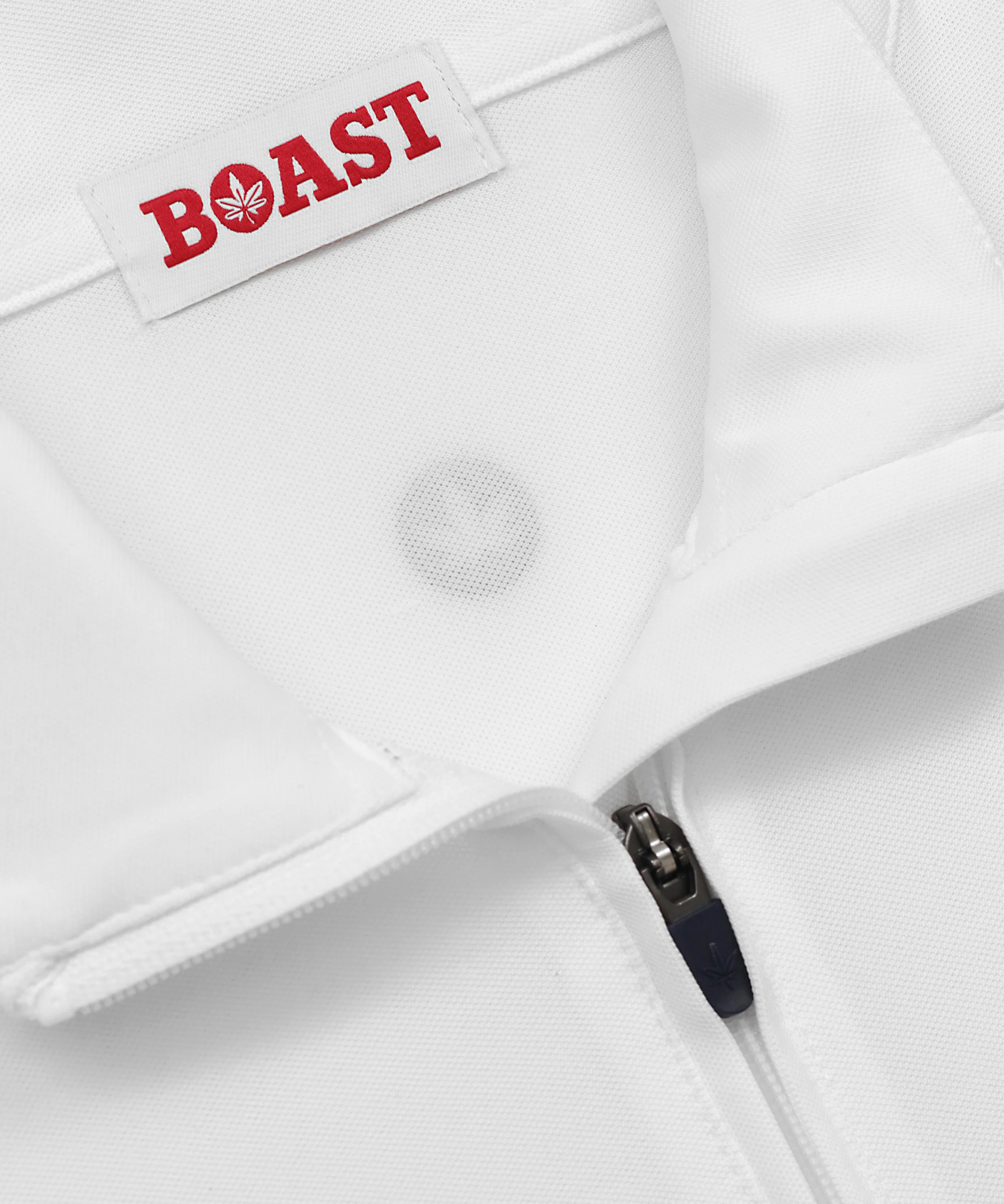 Lightweight Quarter Zip White - White Leaf - Image 3